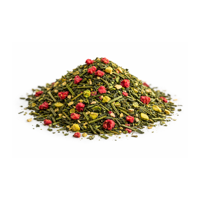 Té Verde Pistacho y frambuesa