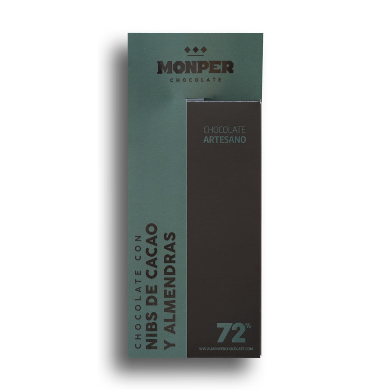 Chocolate con Nibs y Almendras